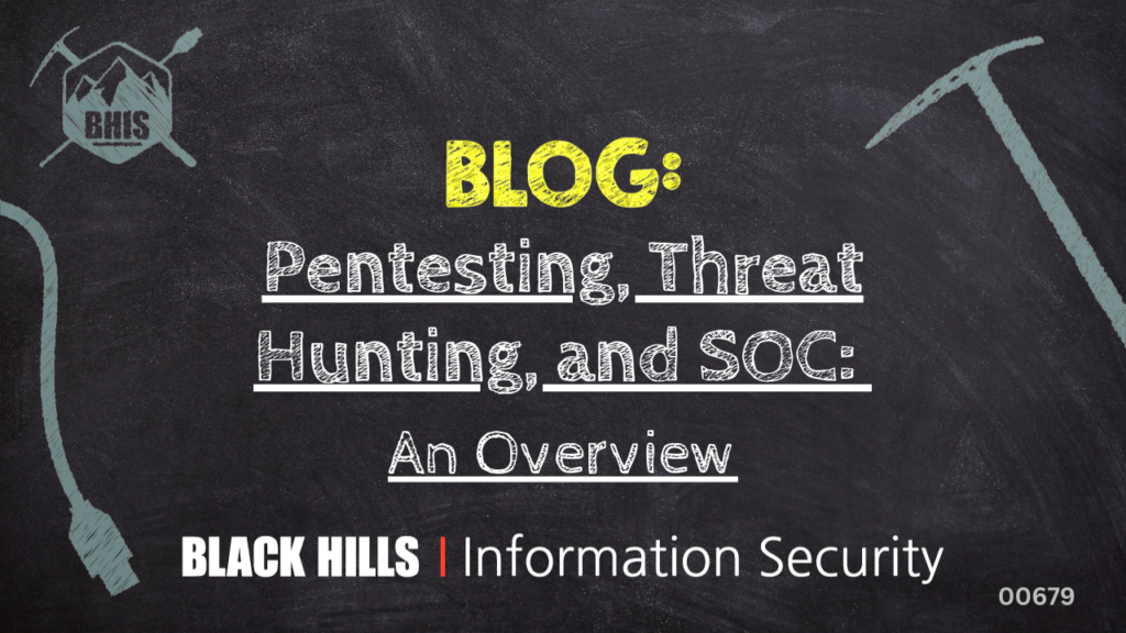 Pentesting, Threat Hunting, and SOC: An Overview