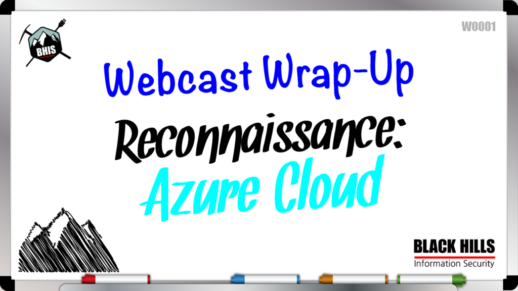 Reconnaissance: Azure Cloud w/ Kevin Klingbile