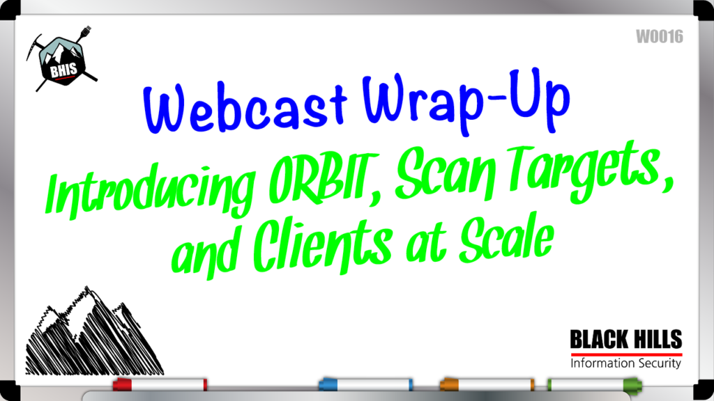 Introducing ORBIT, Scan Targets and Clients at Scale