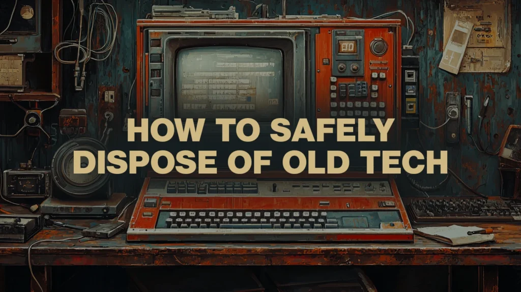 How to safely dispose of old tech without leaving a security risk