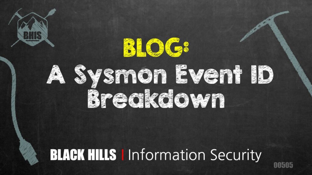 A Sysmon Event ID Breakdown - Updated to Include 29!!