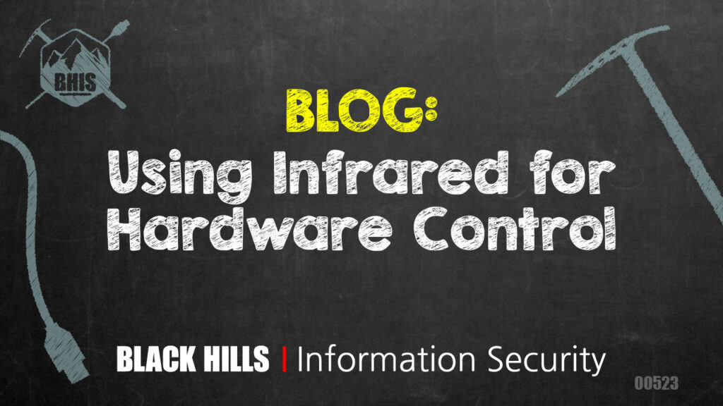 Using Infrared for Hardware Control
