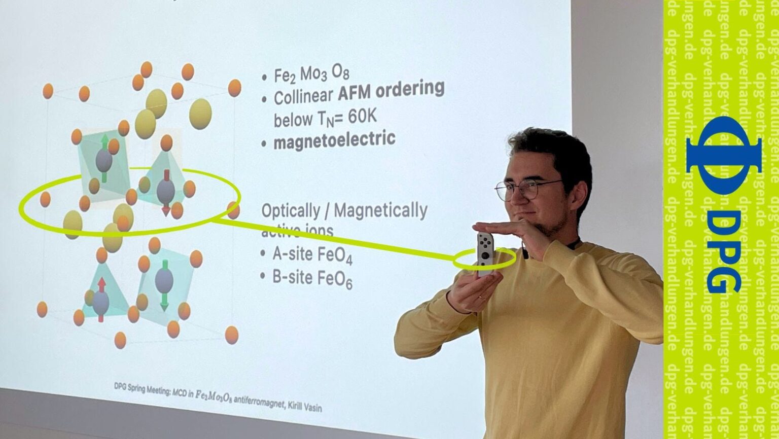 How to Use Gyroscope in Presentations, or Why Take a JoyCon to DPG2025