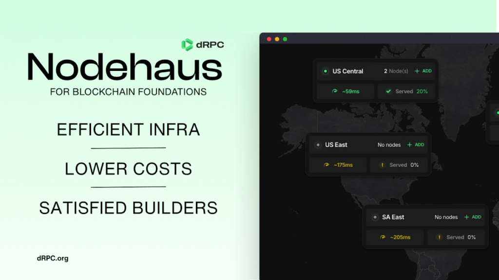 dRPC Launches NodeHaus to Streamline Blockchain and Web3 Infrastructure