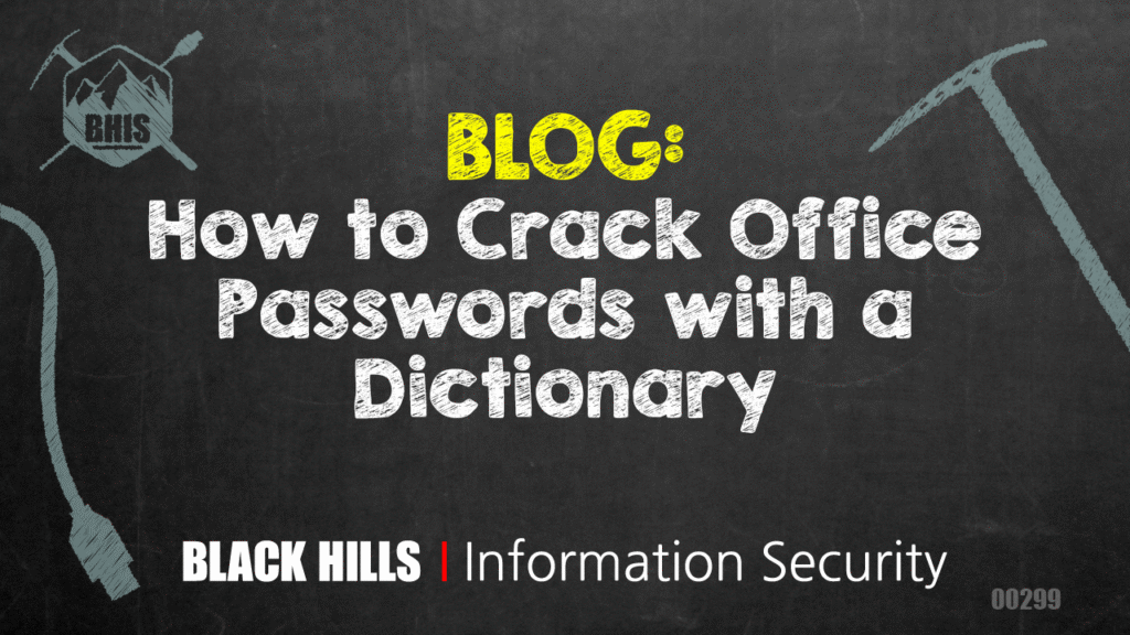 How to Crack Office Passwords with a Dictionary