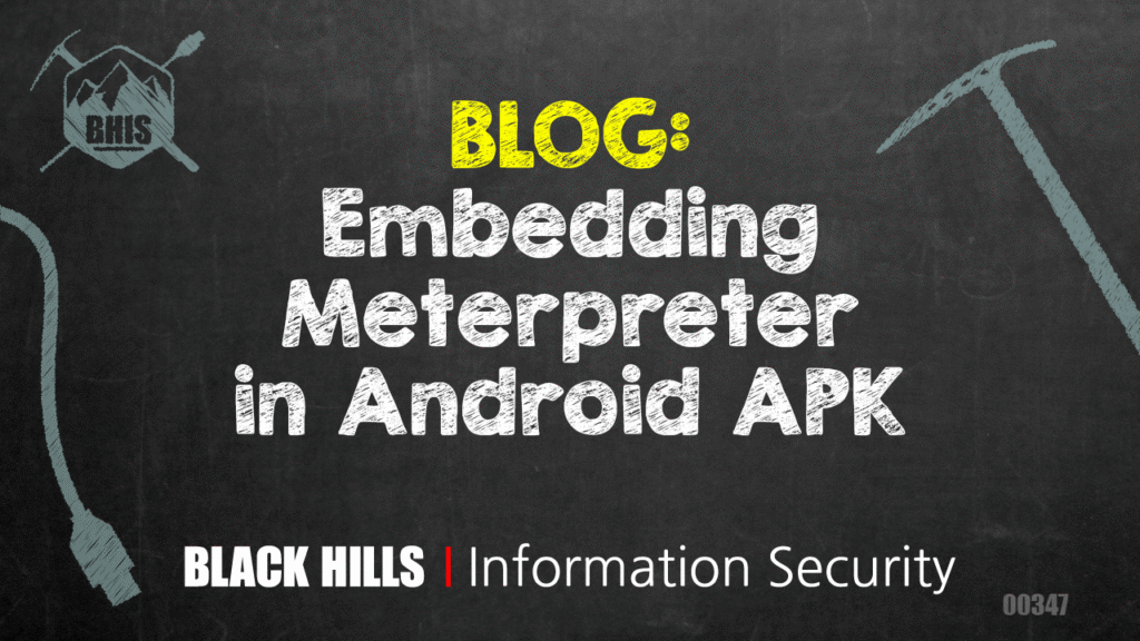 Embedding Meterpreter in Android APK