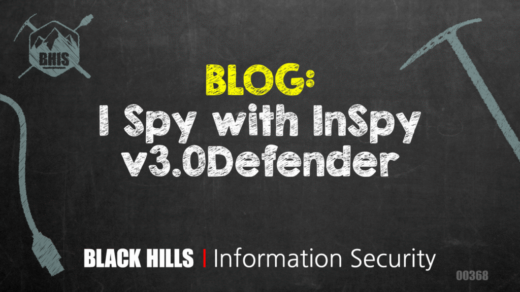 I Spy with InSpy v3.0