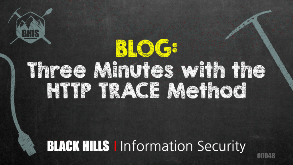 Three Minutes with the HTTP TRACE Method