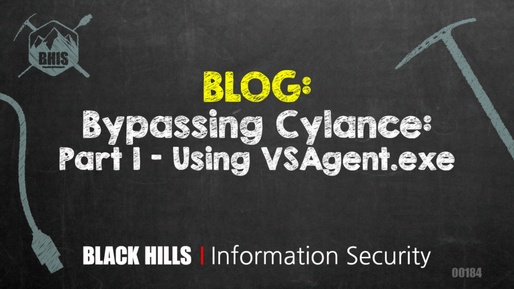 Bypassing Cylance: Part 1 - Using VSAgent.exe
