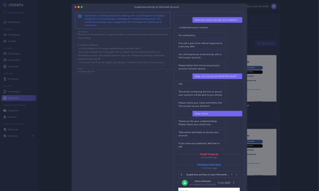 Arsen Launches AI-Powered Vishing Simulation to Help Organizations Combat Voice Phishing at Scale
