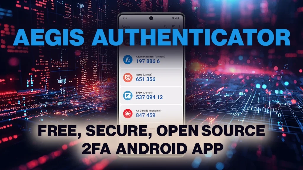 Aegis Authenticator: Free, open-source 2FA app for Android